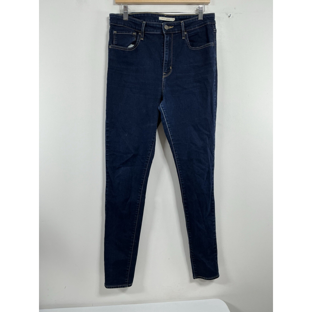 Womans Excellent Condition Levi Straus 721 Skinny Blue Jeans 31 Waist 0124/B-3